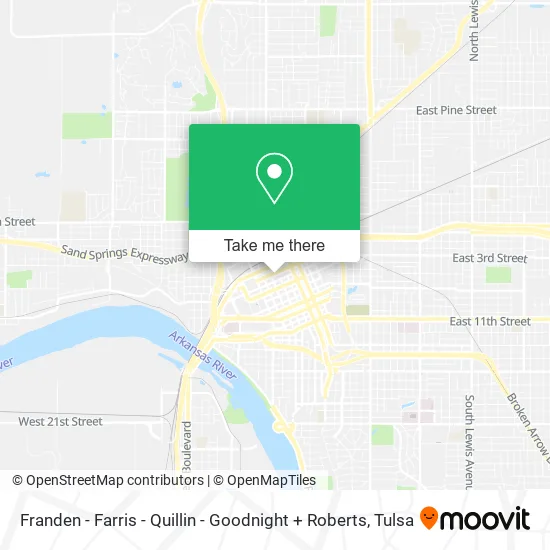 Mapa de Franden - Farris - Quillin - Goodnight + Roberts