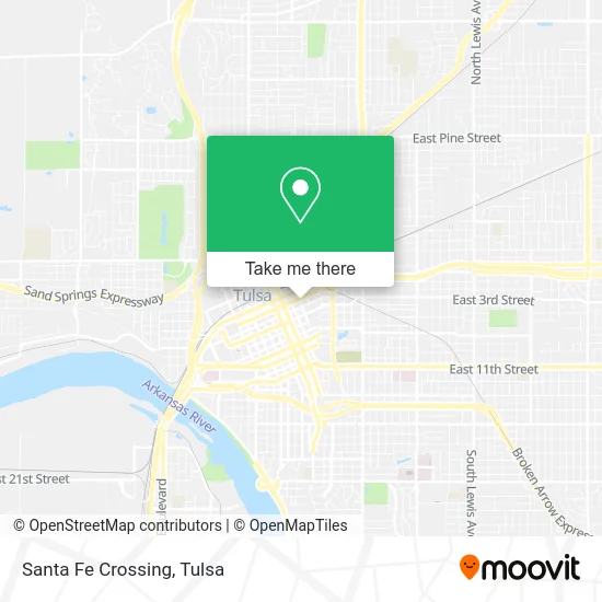 Santa Fe Crossing map