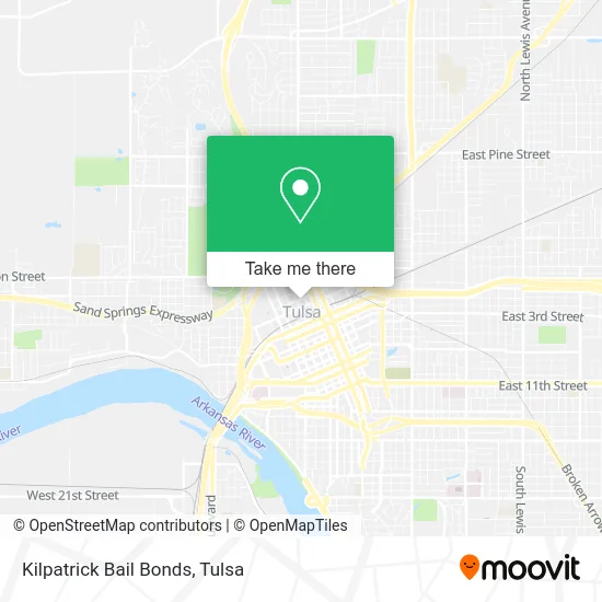 Kilpatrick Bail Bonds map