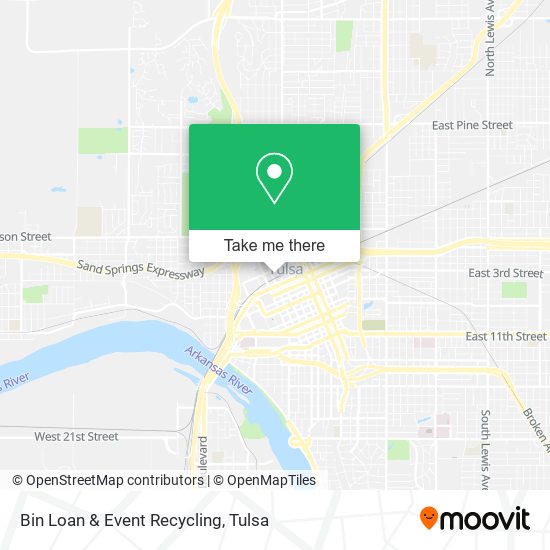 Bin Loan & Event Recycling map