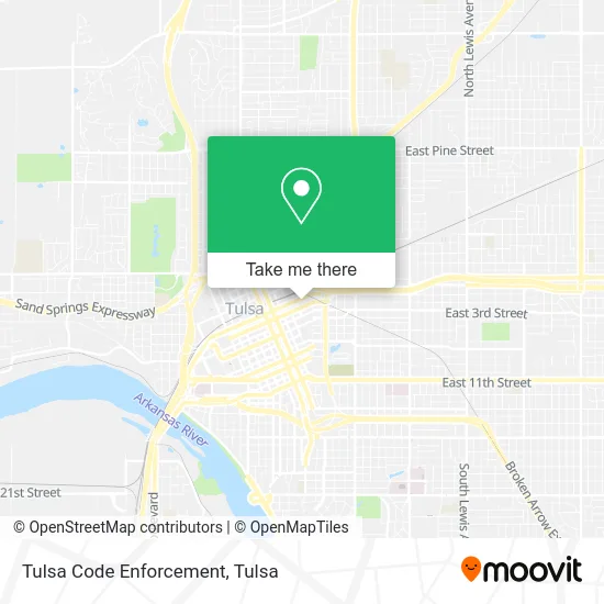 Tulsa Code Enforcement map