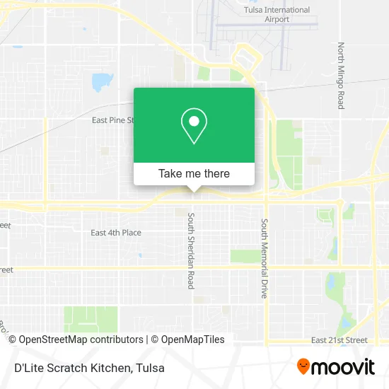 D'Lite Scratch Kitchen map