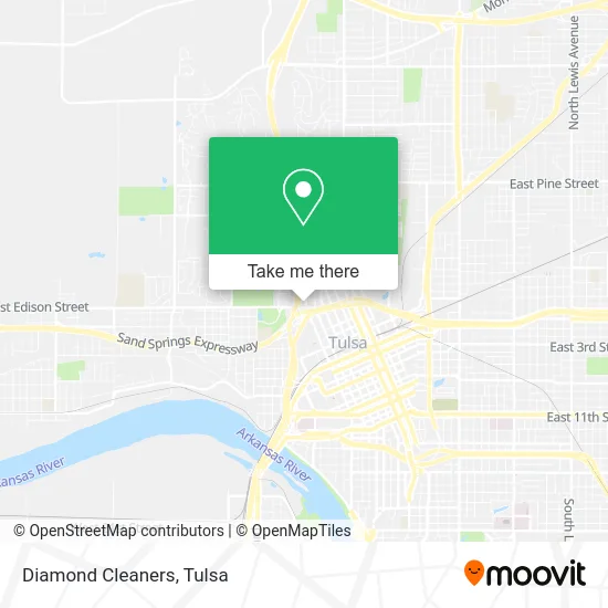 Diamond Cleaners map