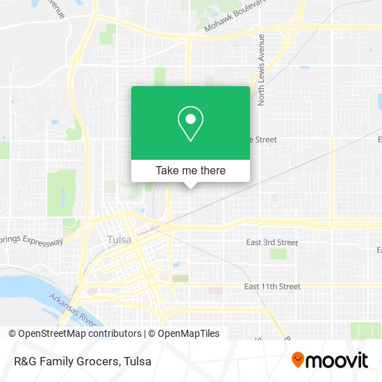 Mapa de R&G Family Grocers