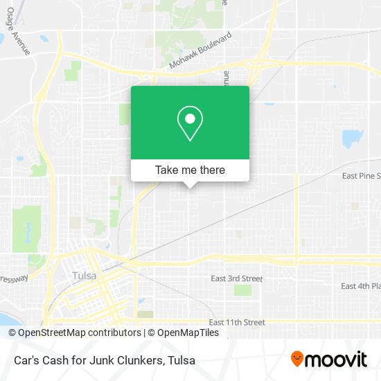 Mapa de Car's Cash for Junk Clunkers