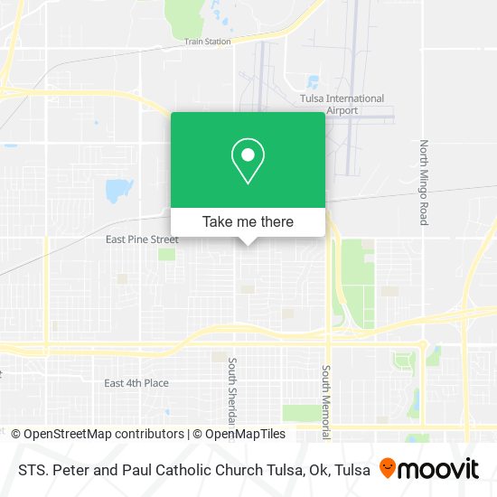 STS. Peter and Paul Catholic Church Tulsa, Ok map