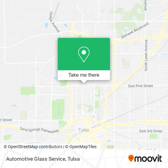 Mapa de Automotive Glass Service