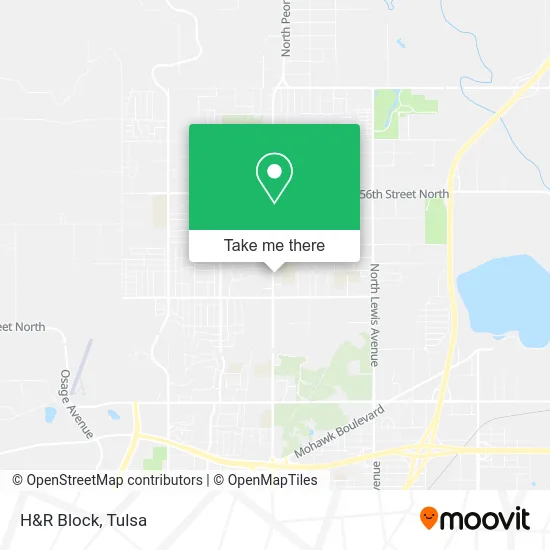 H&R Block map