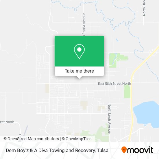 Mapa de Dem Boy'z & A Diva Towing and Recovery