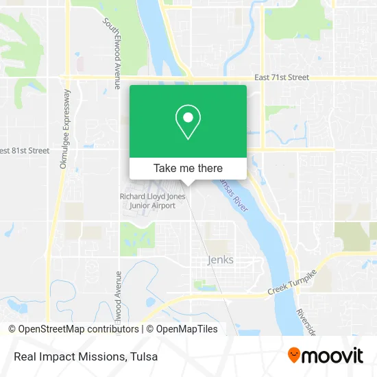 Real Impact Missions map