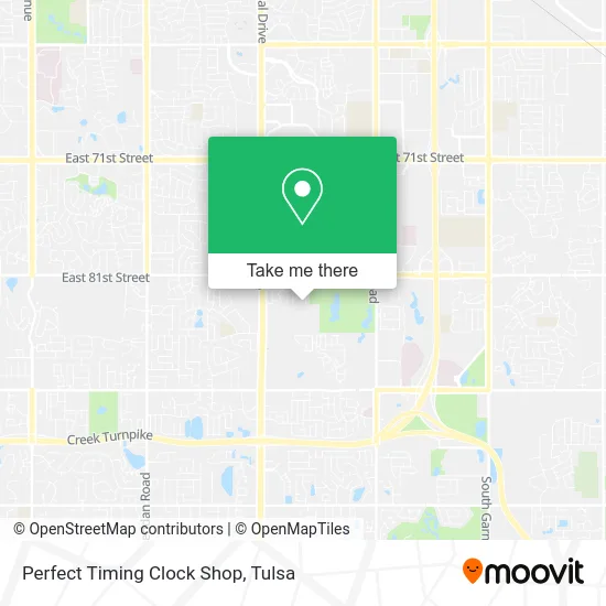 Perfect Timing Clock Shop map