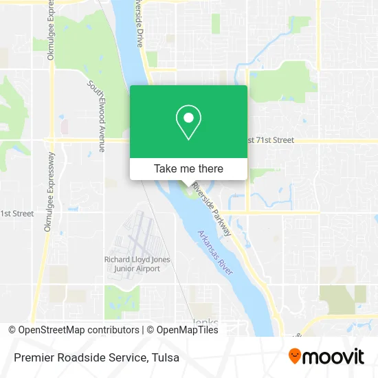 Premier Roadside Service map
