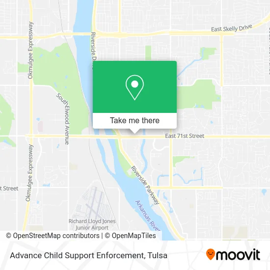 Advance Child Support Enforcement map