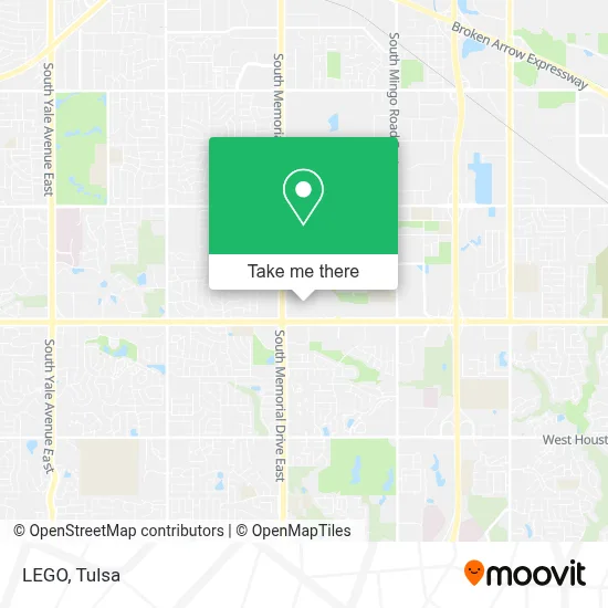 LEGO map