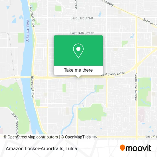 Amazon Locker-Arbortrails map