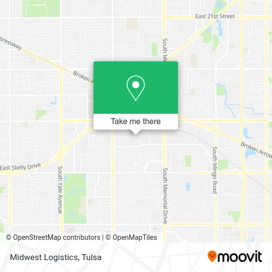Midwest Logistics map