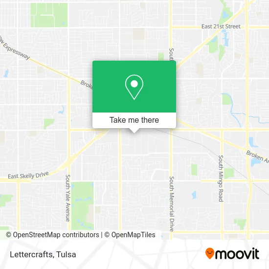 Lettercrafts map