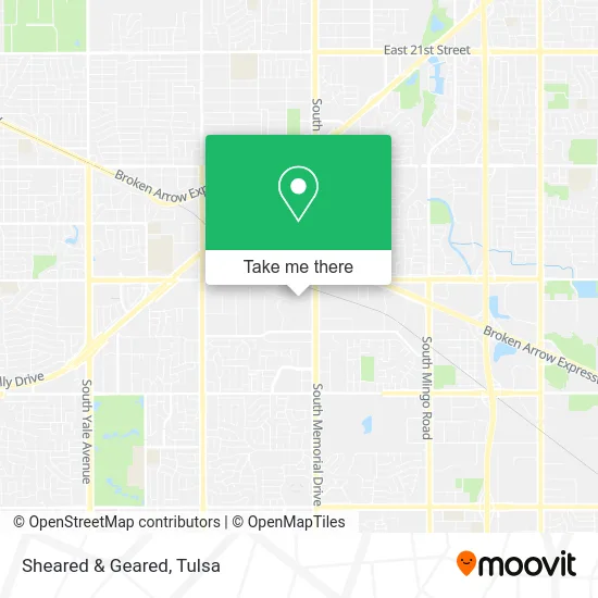 Sheared & Geared map