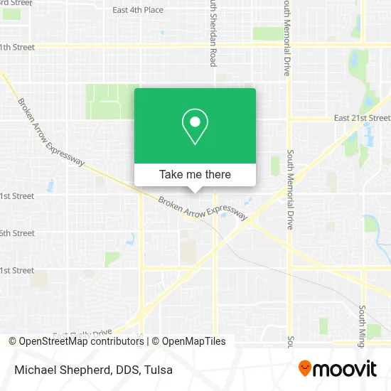 Michael Shepherd, DDS map