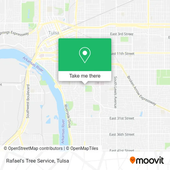 Rafael's Tree Service map