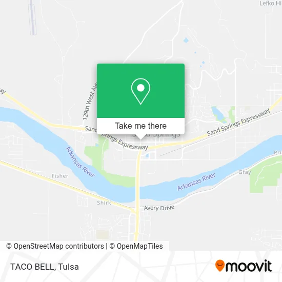TACO BELL map