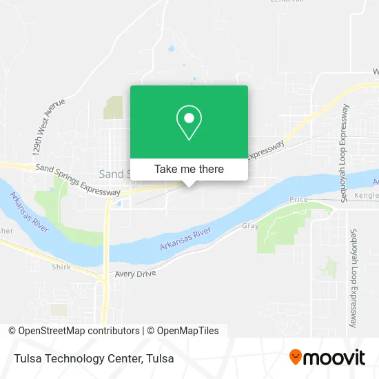 Tulsa Technology Center map
