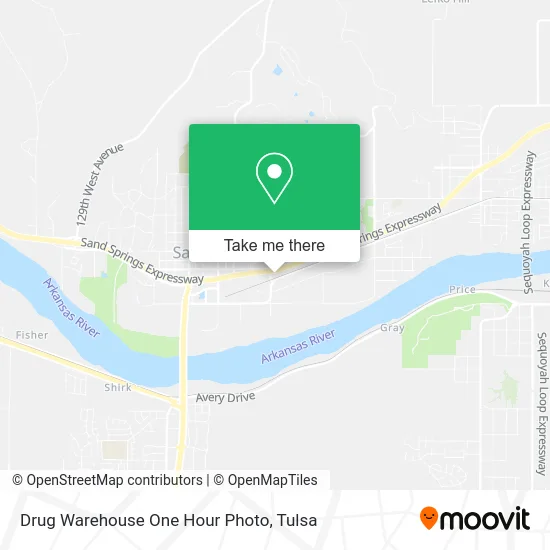 Drug Warehouse One Hour Photo map