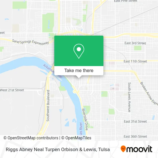 Riggs Abney Neal Turpen Orbison & Lewis map