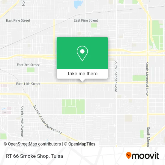 RT 66 Smoke Shop map