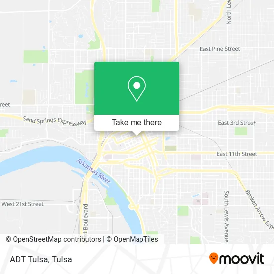ADT Tulsa map