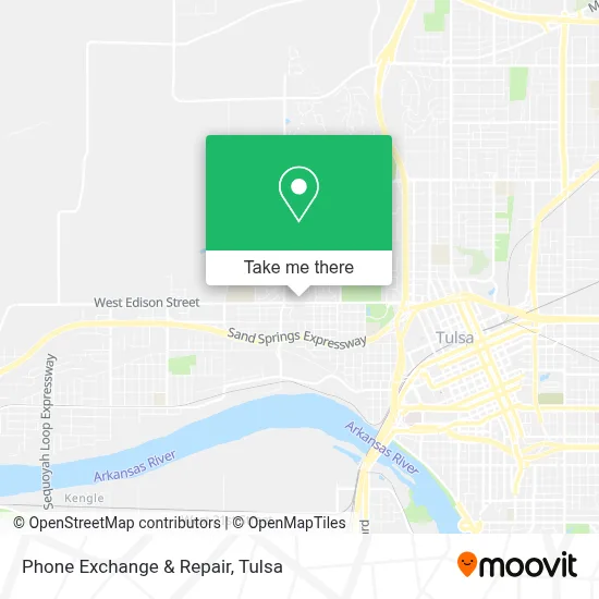 Phone Exchange & Repair map