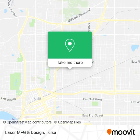 Laser MFG & Design map
