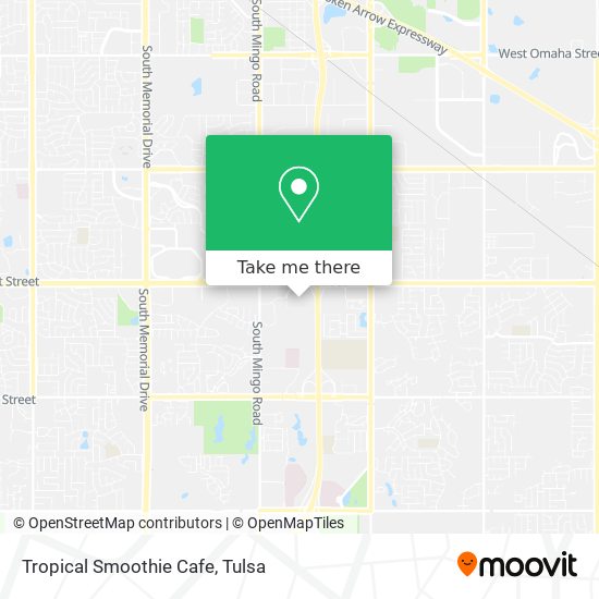 Mapa de Tropical Smoothie Cafe