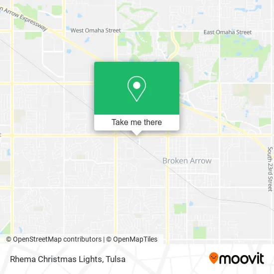 Rhema Christmas Lights map