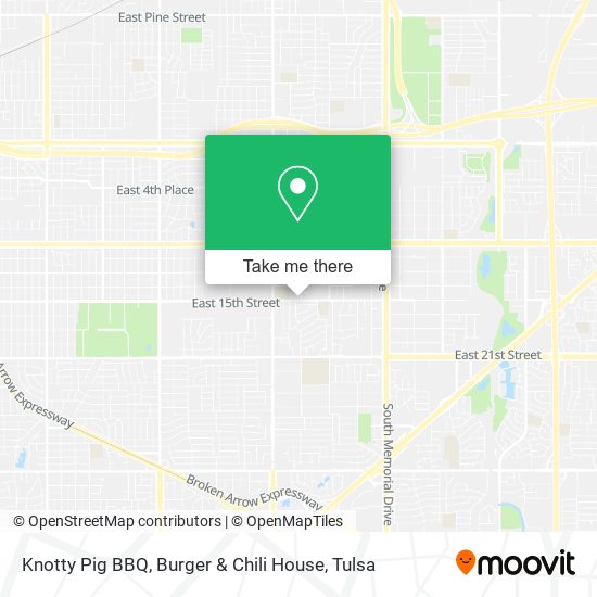 Knotty Pig BBQ, Burger & Chili House map
