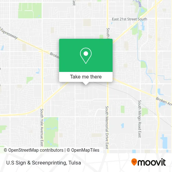 U.S Sign & Screenprinting map