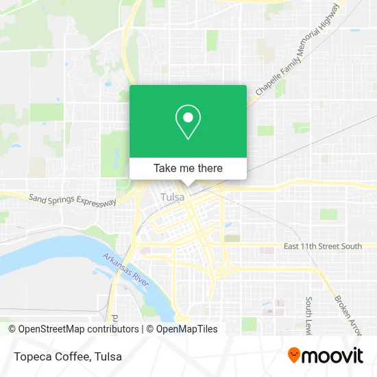 Topeca Coffee map