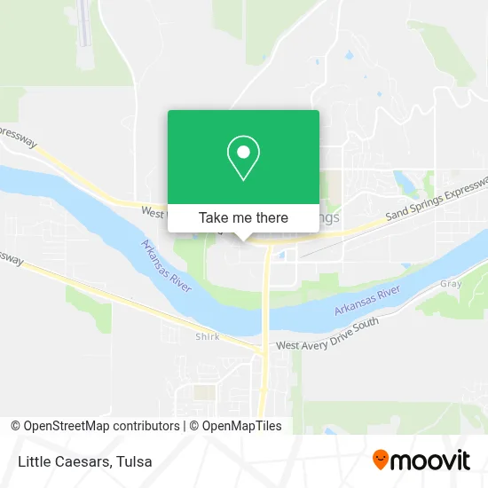Little Caesars map