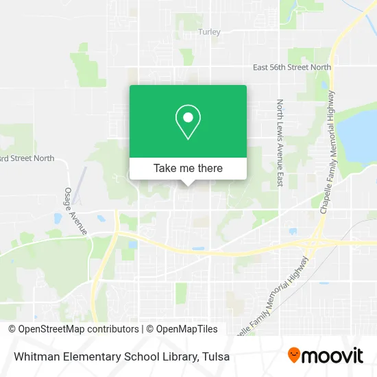 Whitman Elementary School Library map