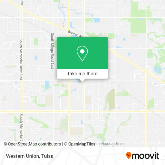 Western Union map