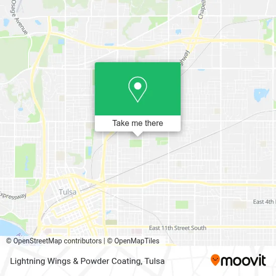Lightning Wings & Powder Coating map