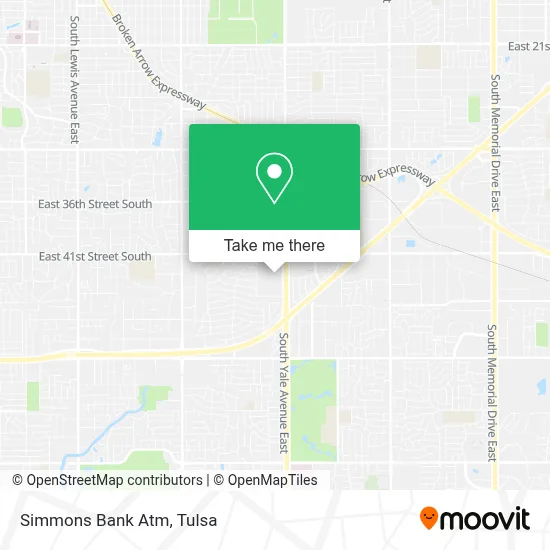 Simmons Bank Atm map