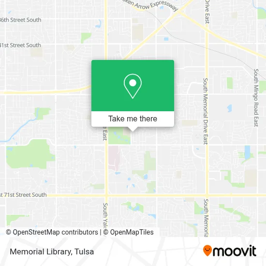 Memorial Library map