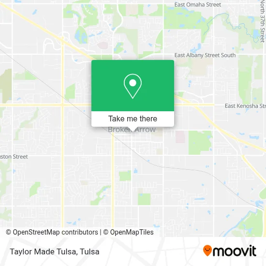 Taylor Made Tulsa map