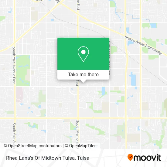 Rhea Lana's Of Midtown Tulsa map