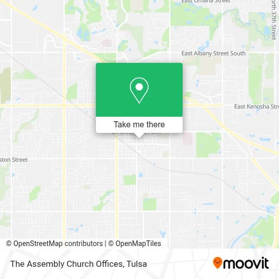 The Assembly Church Offices map