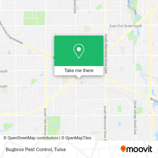 Bugbros Pest Control map