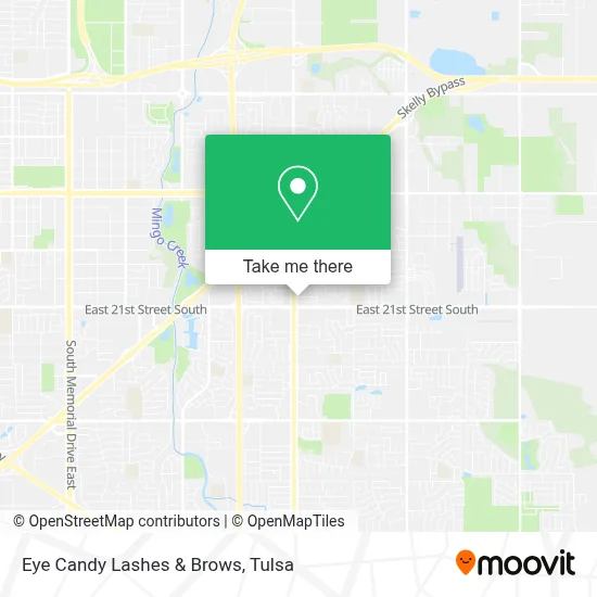 Eye Candy Lashes & Brows map