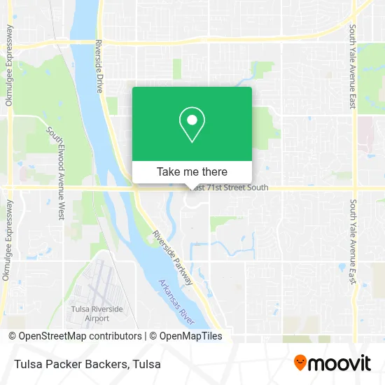 Tulsa Packer Backers map