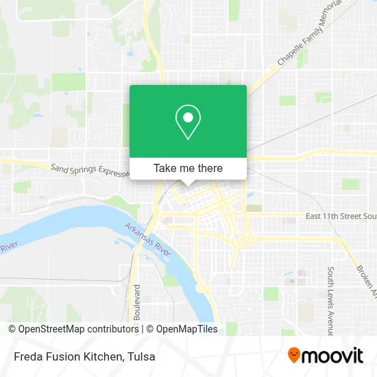 Freda Fusion Kitchen map
